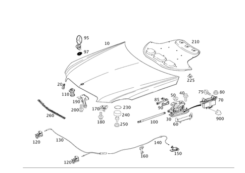 Engine Hood for 2013 Mercedes-Benz E400 #0