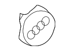 81A601170 - Suspension: Center Cap for Audi Image