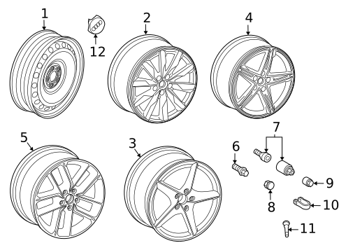 Wheels for 2023 Audi A5 Quattro #1