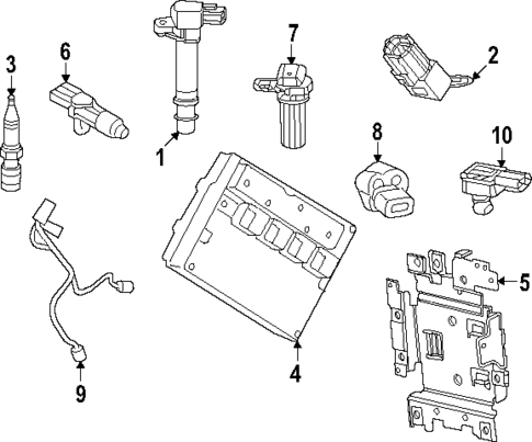 Ignition System for 2011 Dodge Durango #0