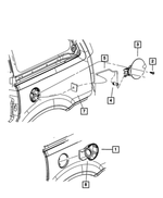 4615346 - Body Sheet Metal Except Doors: Retainer Clip for Mopar Image