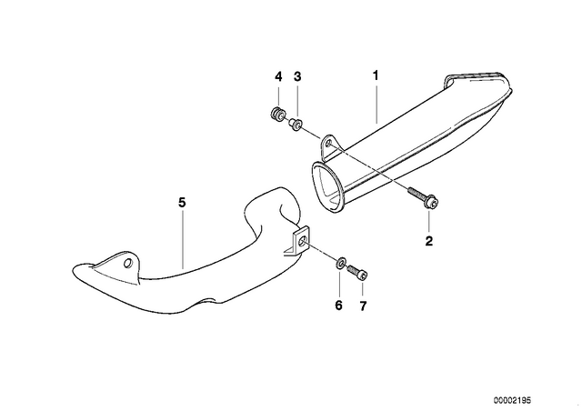 13711341953 - : Intake Manifold Front for BMW-Motorrad Image