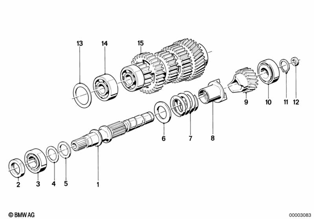 23121451020 - Manual Transmission: Shaft Seal - 22X35X7 for BMW-Motorrad Image