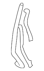 6973352010 - Body: Lock Rod for Toyota: Echo Image