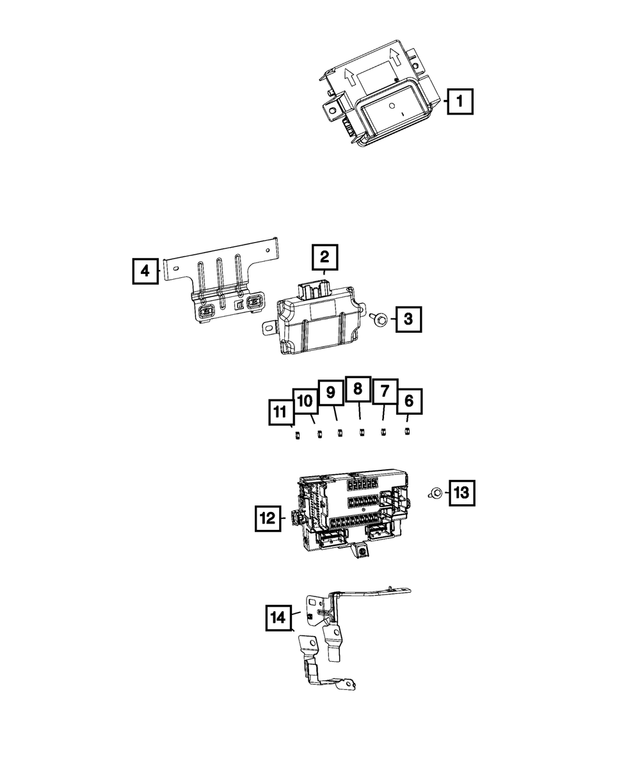 56029583AC - Electrical: Power Inverter Module for Chrysler: 200 | Jeep: Cherokee, Compass, Renegade | Ram: 1500 Image