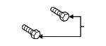 N10717801 - Electrical: Alternator Bracket Bolt for Volkswagen Image