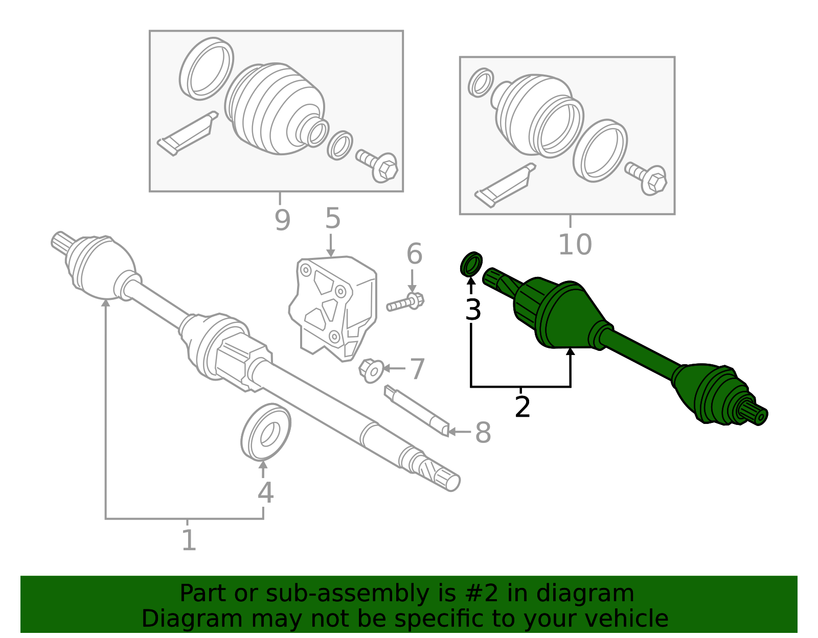 36011804 Axle Assembly - Volvo | TascaParts.com