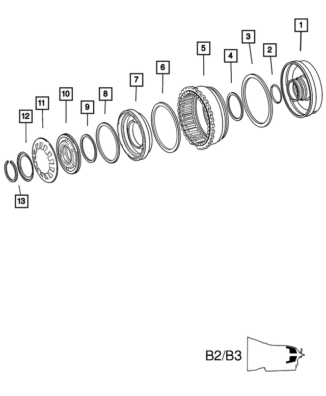 « 52108185AA – Automatic Transmission 5 Speed [DGJ/DJU] : Joint Torique pour Mopar Image »