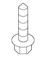85666252A - Body: Bumper Cover Screw for Nissan Image