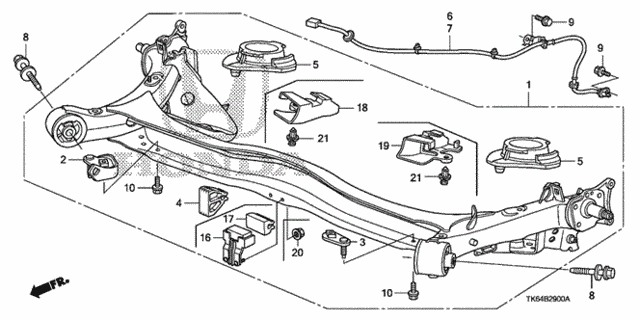 Rear Axle for 2012 Honda Fit #0
