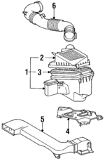 1780111080 - Air &amp; Fuel Delivery: Engine Air Filter for Toyota: Paseo, Tercel Image