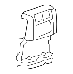 2C6Z16045E24AAA - Body: Rear Panel for Lincoln: Blackwood Image