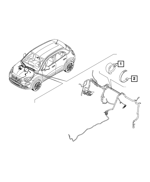 6106188AA - Electrical: Wiring Clip for Mopar Image