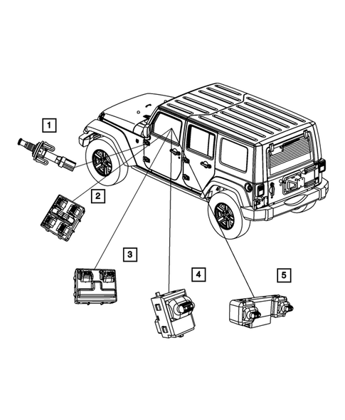 Switches for 2007 Jeep Wrangler #2