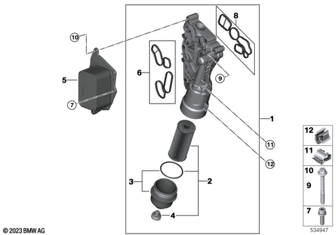 Lubrication System for 2017 Mini Cooper SE ALL4 #0
