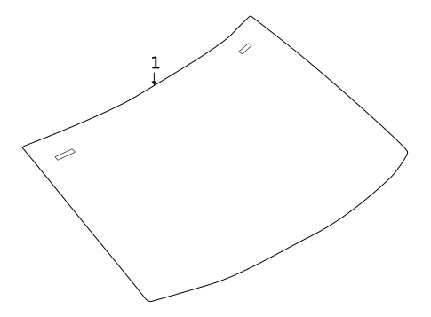 Glass & Hardware - Back for 2024 Nissan Sentra #0