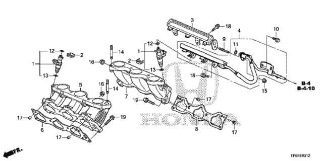 Fuel Injector (V6) (2) for 2015 Honda Crosstour #0