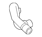 99110663501 - Belts &amp; Cooling: Radiator Coolant Hose for Porsche Image