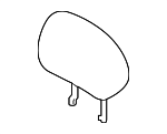 864306FK1A - : Headrest, Outer for Nissan: Qashqai, Rogue, Rogue Sport Image