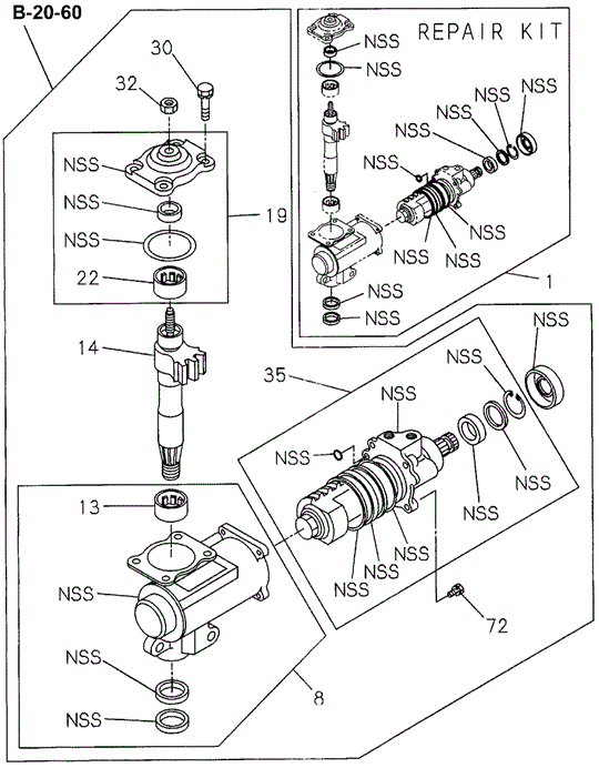 P.S. Unit for 1997 Honda Passport #0