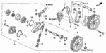 90105S50003 - Engine: BOLT, FLANGE (8X28) for Honda Image