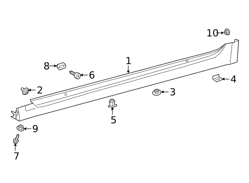 Exterior Trim - Pillars for 2022 Toyota Corolla #0