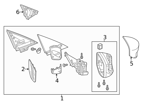 Mirrors for 2020 Acura ILX #0