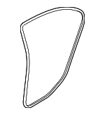 51727122434 - Body: Opening Trim for BMW: 525i, 525xi, 528i, 528i xDrive, 528xi, 530i, 530xi, 535i, 535i xDrive, 535xi, 545i, 550i, M5 Image