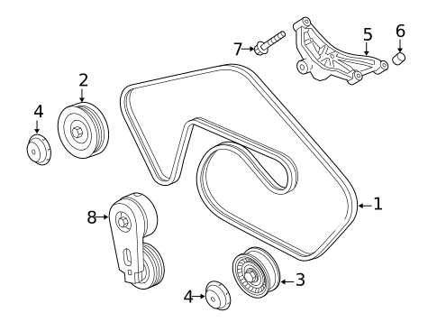 Belts & Pulleys for 2025 Land Rover Defender 130 #7