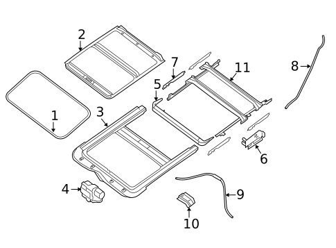 Sunroof for 2011 Nissan Altima #0