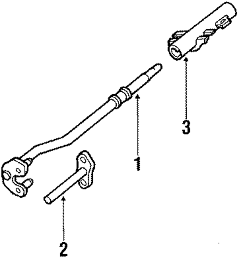 Steering Column & Wheel for 1985 Audi 4000 #0