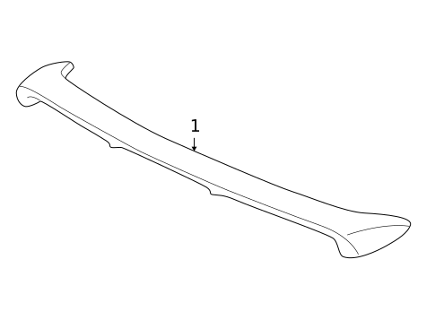 Spoiler for 2000 Chevrolet Malibu #0