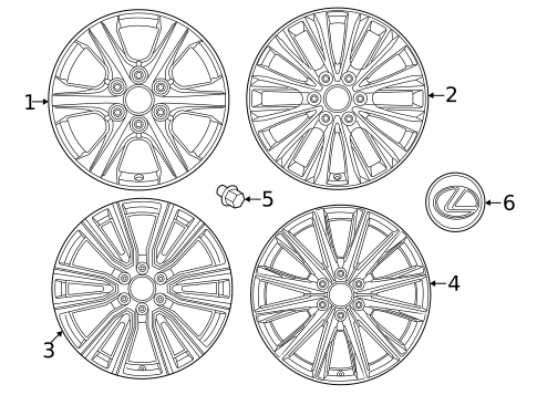 Wheels for 2023 Lexus LX600 #0