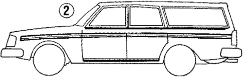 Stripe Tape for 1988 Volvo 245 #0
