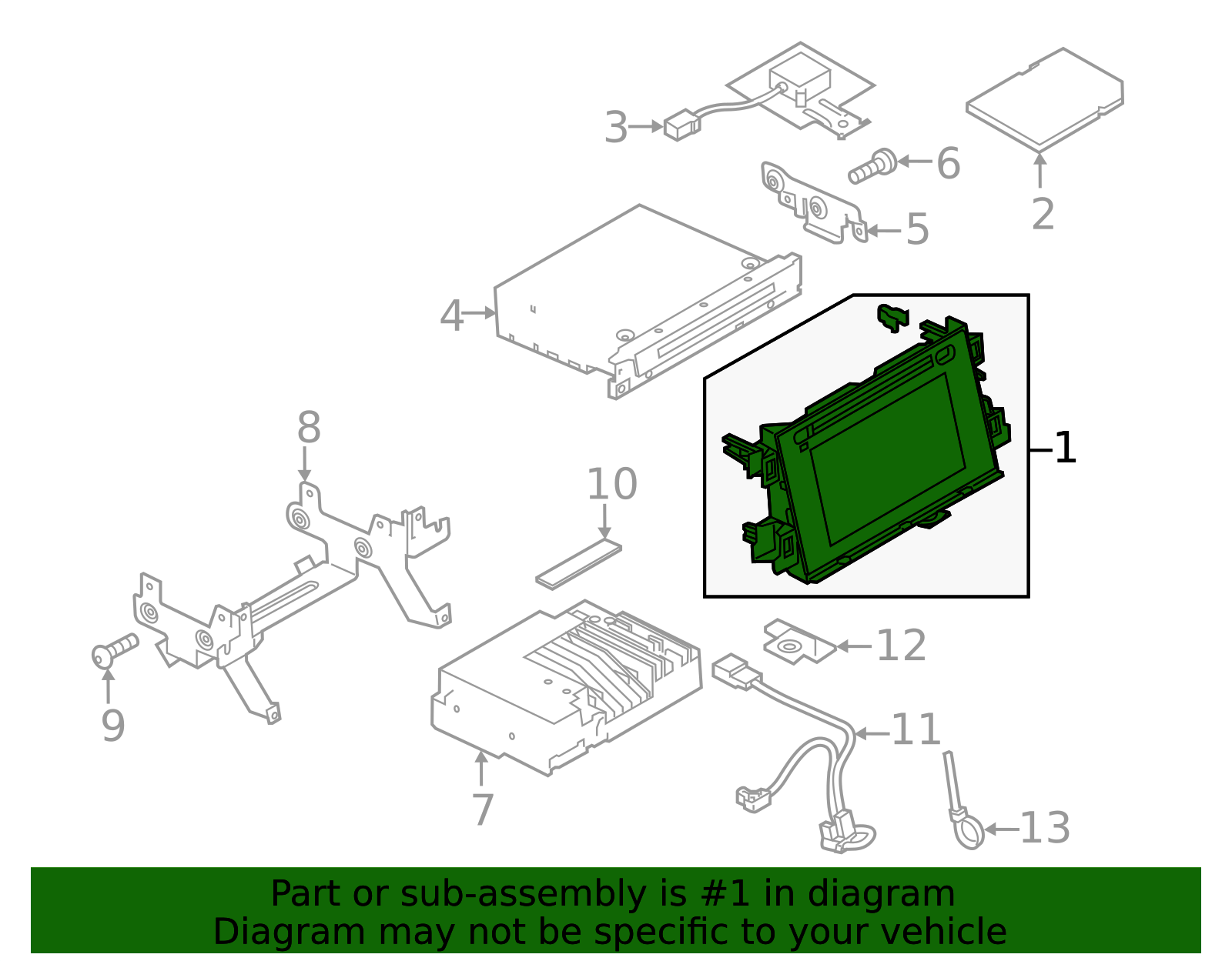 KA0T-61-1J0B - Display Unit - 2016 Mazda CX-5 | Mazda Parts Factor