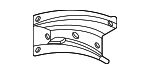 61533AK010 - Body: Gusset for Toyota Image