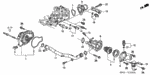 19500PT0000 - Engine: JOINT, TUBE for Honda Image