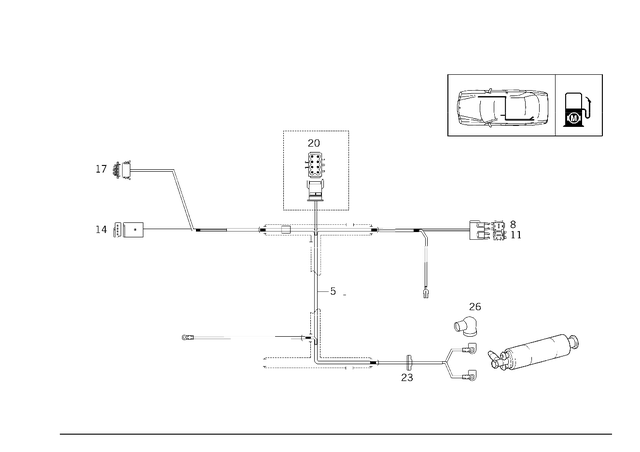5545522664 - : Female Spade Connector for Mercedes-Benz Image