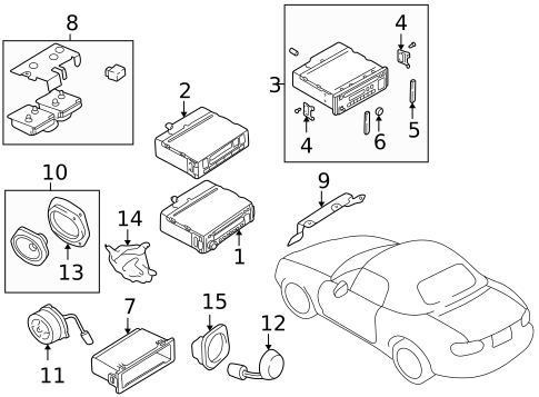 Sound System for 2001 Mazda Miata #0