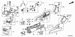 32132S6A003 - Interior/Bumper: BAND, WIRE HARNESS OFFSET (20)(122.5MM) (DARK GREEN) for Acura Image