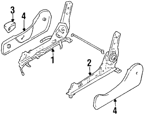 Tracks & Components for 1994 Toyota 4Runner #0