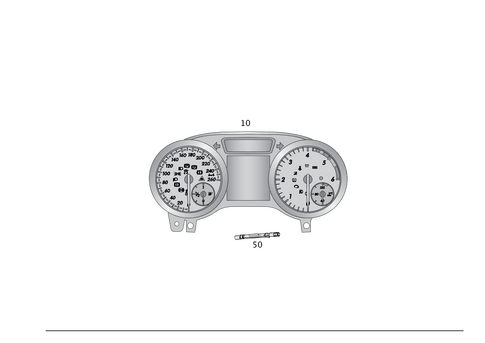 Instrument Cluster for 2017 Mercedes-Benz GLE550e #0