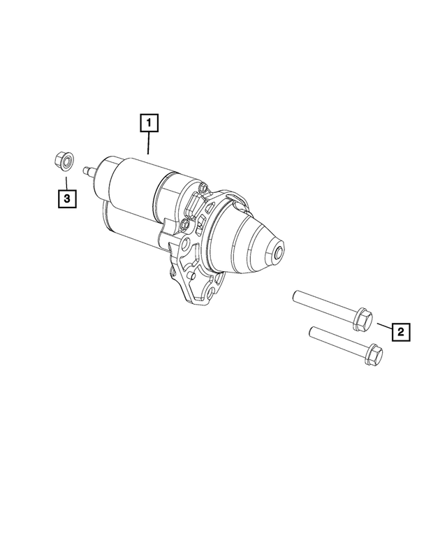 « R4801839AB – Electrical : Moteur Demarreur, Refabriqué pour Mopar Image »