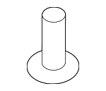 986061 - Body: Tie Down Hook Screw for Volvo Image
