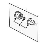 8D0498103AX - Suspension: Inner Joint Assembly for Volkswagen: Passat Image