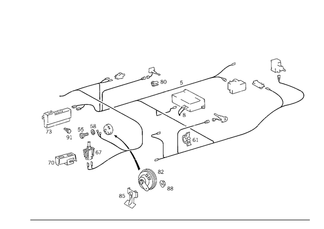 2015405034 - Electrical System: Wiring Harness for Mercedes-Benz Image image