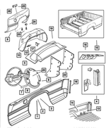 55275186AB - : Pickup Box for Dodge: Ram 1500, Ram 2500, Ram 3500 Image