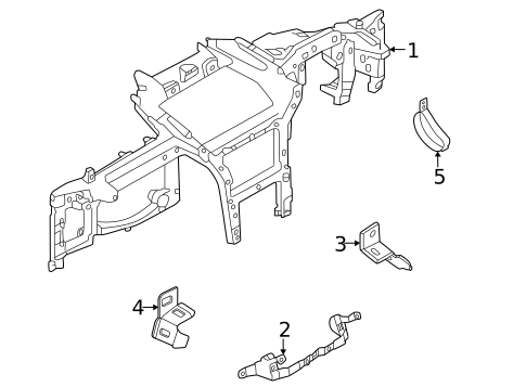 Instrument Panel Components for 2023 Land Rover Range Rover #0