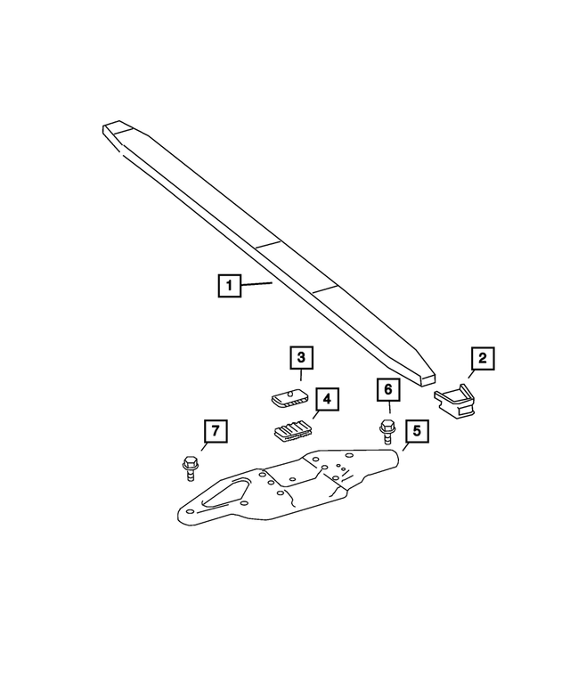 68012186AA - Front Suspension: Front Leaf Spring for Dodge: Sprinter 2500, Sprinter 3500 Image