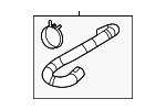 PX281571YA - Cooling System: Front Hose for Mazda Image